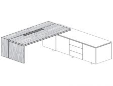 Стол для опорной тумбы А026 sx/dx