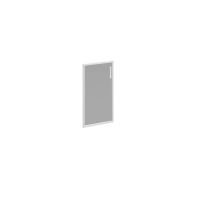 Дверь стеклянная левая тонированная в алюминиевой раме В 512L ХР