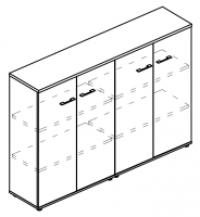 Шкаф средний комбинированный закрытый (топ ДСП)  МР 9492