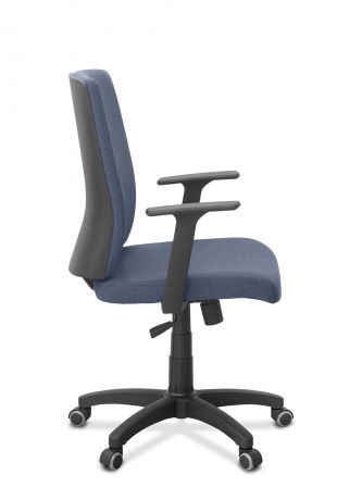 Кресло Alfa A/MK/T23 экокожа премиум / синяя CN1128