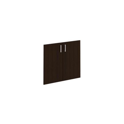 Дверь деревянная (комплект 2 шт.) без замка венге