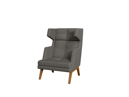 Кресло высокое ткань / Lounge 5